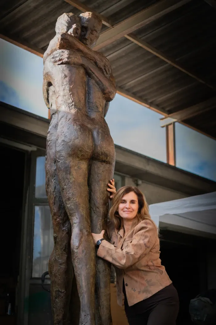 Scultura in bronzo finite