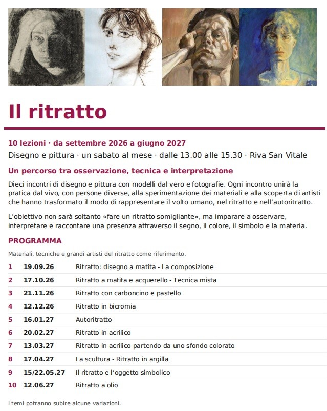 Info corsi ritratto