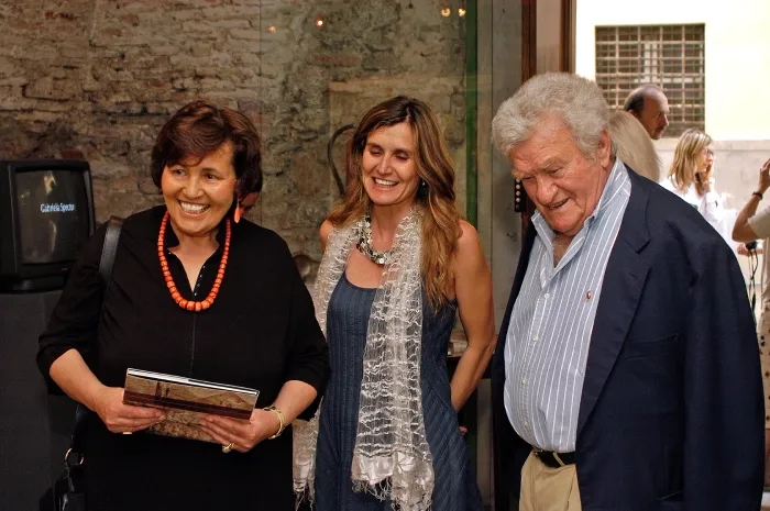 Cordelia e Pietro Cascella con Gabriela Spector