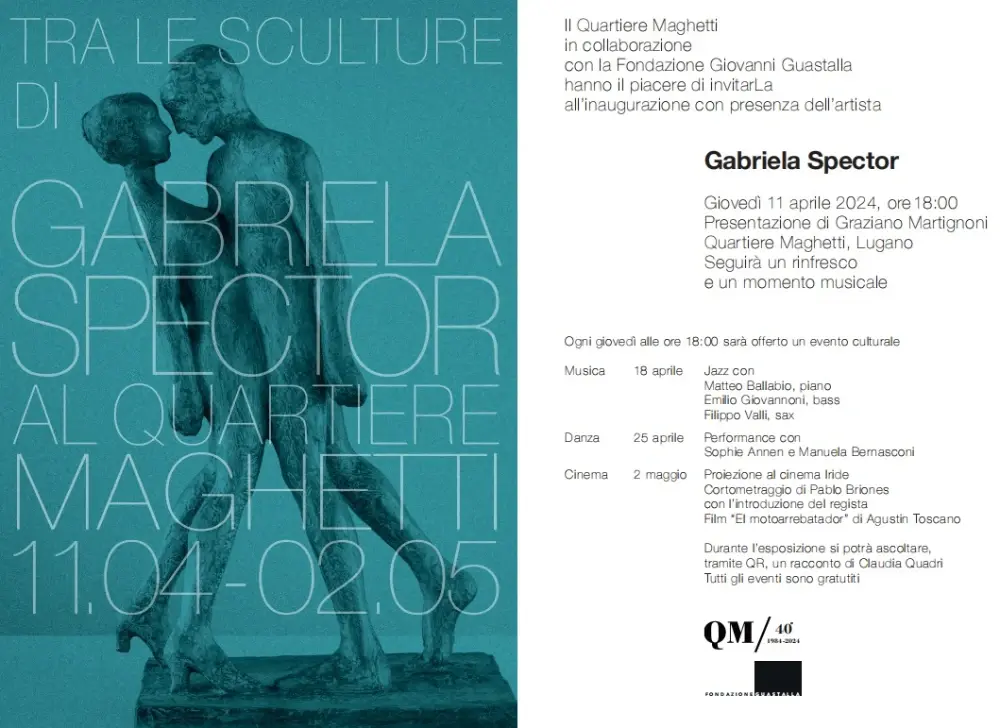 Tra le sculture di Gabriela Spector, Quartiere Maghetti
