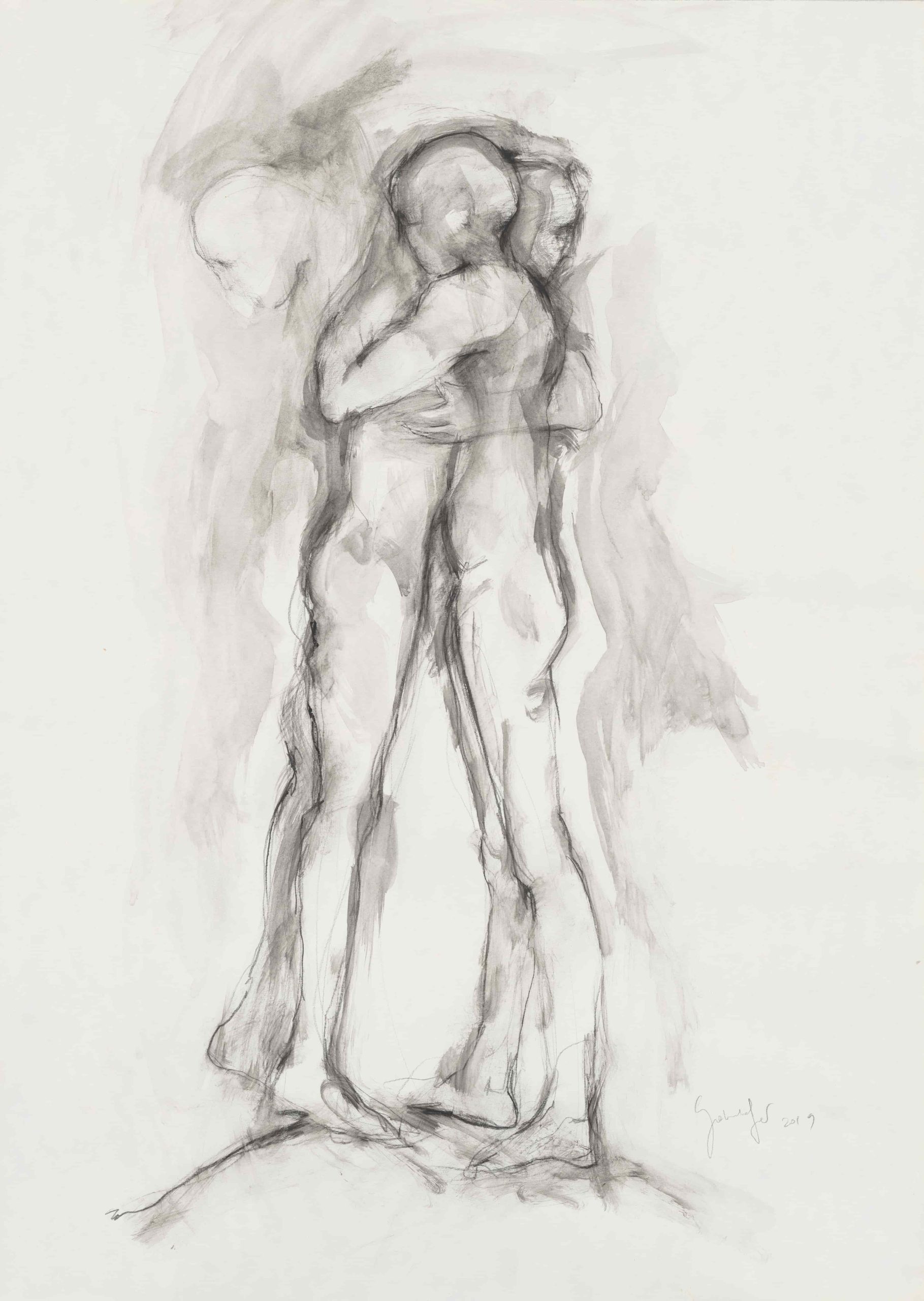 Disegno e inchiostro: Abbraccio
