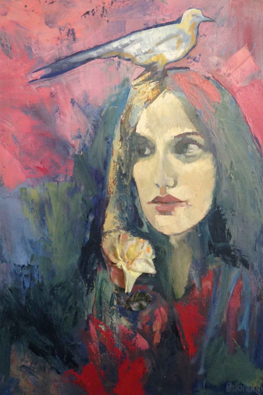 Dipinto: Ritratto rosa